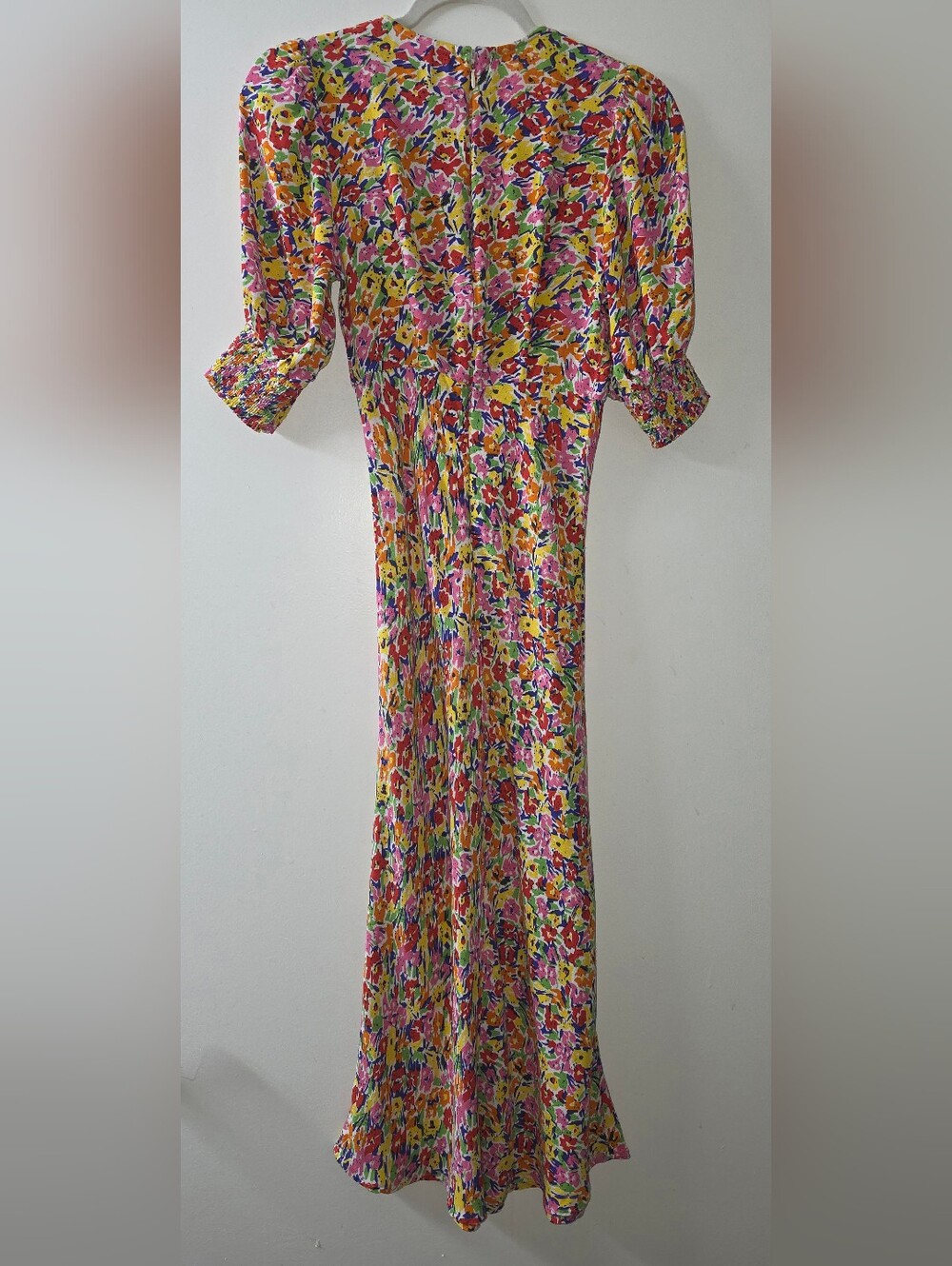 Limited Edition Rixo x Target Bright Floral V-neck Maxi Dress Size 4 - Picture 7 of 7